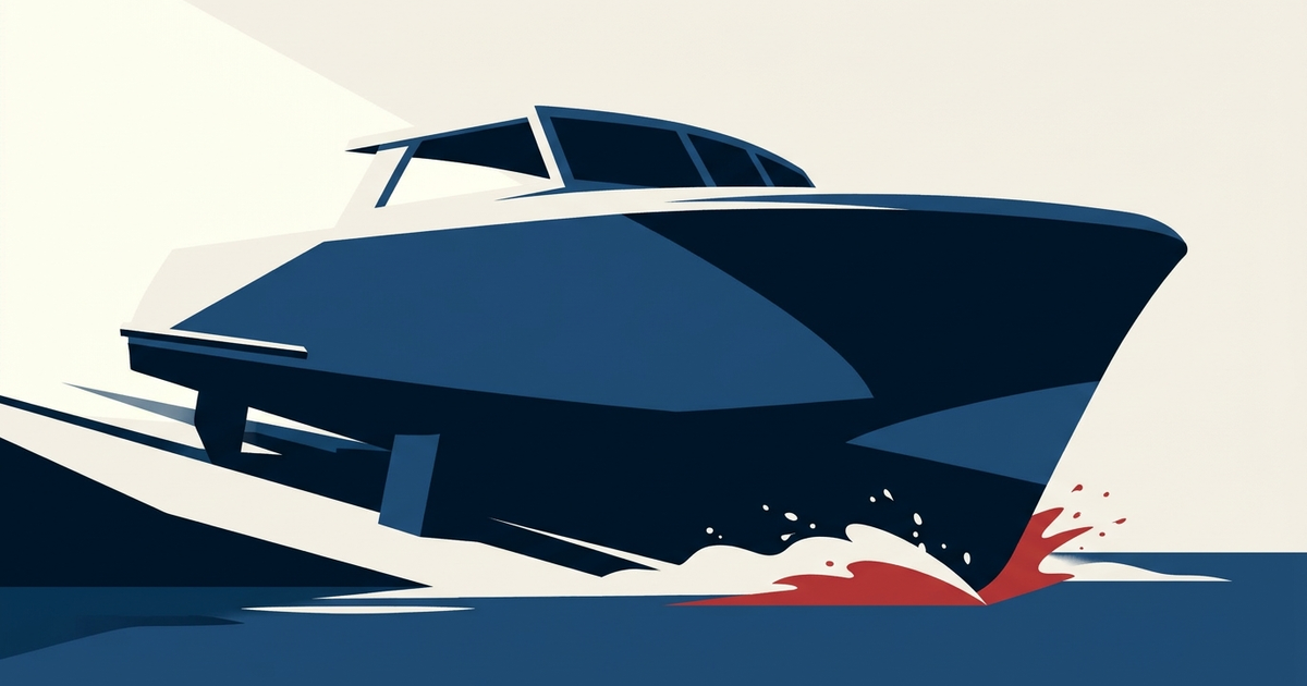 Managing a software team without a technical background: a new hull meets the water at launch, the test anyone can read.